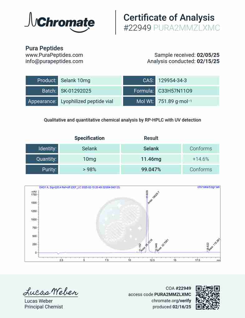 Selank 10mg Selank 10mg